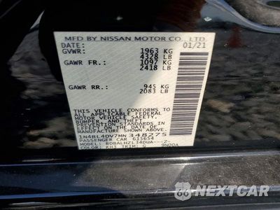 Zdjęcie 13 z 13 samochodu: 2021 NISSAN ALTIMA SV VIN:1N4BL4DV7MN348275 - miniatura