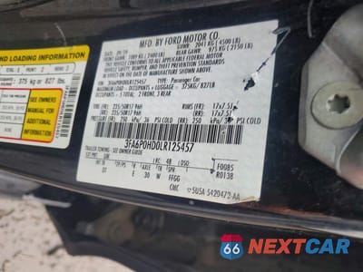 Zdjęcie 12 z 12 samochodu: 2020 FORD FUSION SE VIN:3FA6P0HD0LR125457 - miniatura