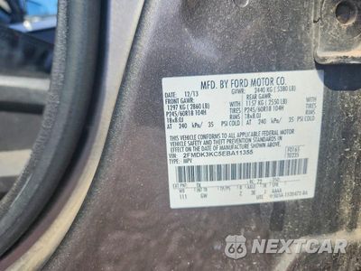Zdjęcie 14 z 14 samochodu: 2014 FORD EDGE LIMITED VIN:2FMDK3KC5EBA11355 - miniatura