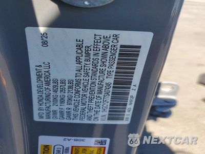 Zdjęcie 12 z 12 samochodu: 2025 HONDA ACCORD HYBRID SPORT-L VIN:1HGCY2F77SA074245 - miniatura