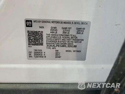 Zdjęcie 12 z 12 samochodu: 2024 GMC TERRAIN SLT VIN:3GKALPEG8RL326188 - miniatura