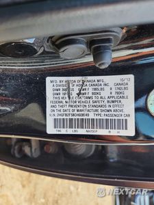 Zdjęcie 12 z 12 samochodu: 2012 HONDA CIVIC LX VIN:2HGFB2F58CH608949 - miniatura