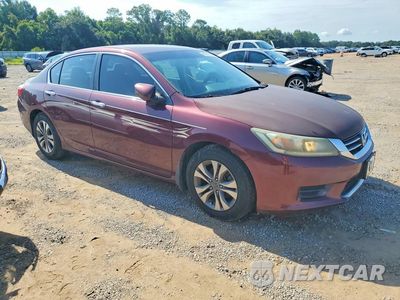 Czwarte zdjęcie samochodu z boku: 2014 HONDA ACCORD LX VIN:1HGCR2F36EA169734 - miniatura