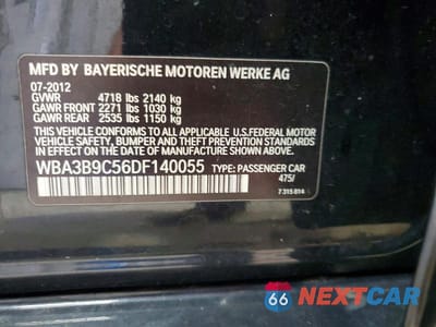 Zdjęcie 12 z 12 samochodu: 2013 BMW 335 XI VIN:WBA3B9C56DF140055 - miniatura