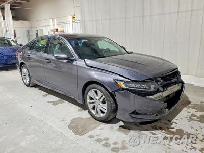 Czwarte zdjęcie samochodu z boku: 2019 HONDA ACCORD LX VIN:1HGCV1F12KA064401 - miniatura