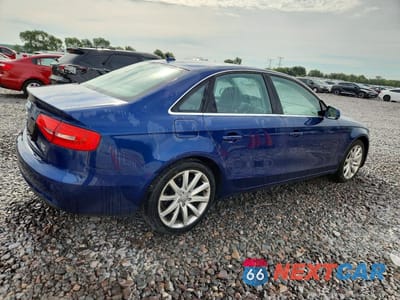 Trzecie zdjęcie samochodu z tyłu: 2013 AUDI A4 PREMIUM PLUS VIN:WAUFFAFL0DN010808 - miniatura