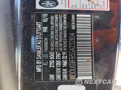 Zdjęcie 12 z 12 samochodu: 2016 MERCEDES-BENZ S 550 4MATIC VIN:WDDUG8FB5GA232804 - miniatura