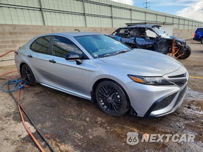 Czwarte zdjęcie samochodu z boku: 2022 TOYOTA CAMRY SE NIGHTSHADE VIN:4T1G11AK2NU031425 - miniatura