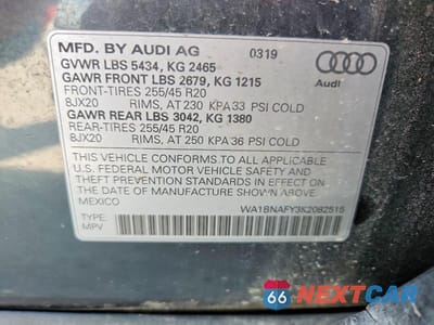 Zdjęcie 13 z 13 samochodu: 2019 AUDI Q5 PREMIUM PLUS VIN:WA1BNAFY3K2082515 - miniatura