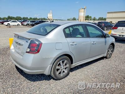 Trzecie zdjęcie samochodu z tyłu: 2012 NISSAN SENTRA 2.0 VIN:3N1AB6AP7CL658874 - miniatura