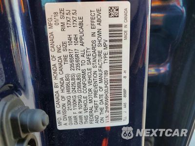 Zdjęcie 13 z 13 samochodu: 2018 HONDA CR-V LX VIN:2HKRW6H30JH207189 - miniatura