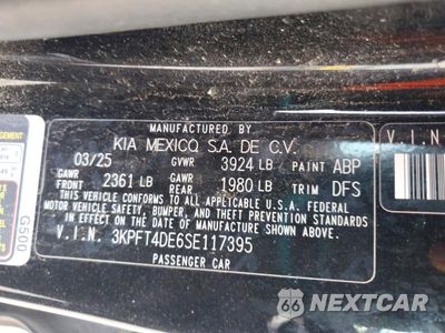 Zdjęcie 12 z 12 samochodu: 2025 KIA K4 LXS VIN:3KPFT4DE6SE117395 - miniatura