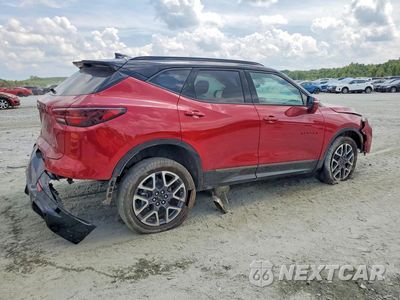 Trzecie zdjęcie samochodu z tyłu: 2024 CHEVROLET BLAZER RS VIN:3GNKBKRS3RS245973 - miniatura