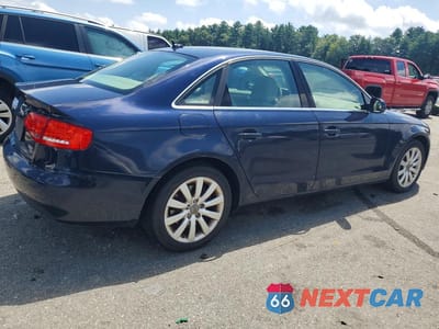 Trzecie zdjęcie samochodu z tyłu: 2010 AUDI A4 PREMIUM PLUS VIN:WAUFFAFL8AN014360 - miniatura