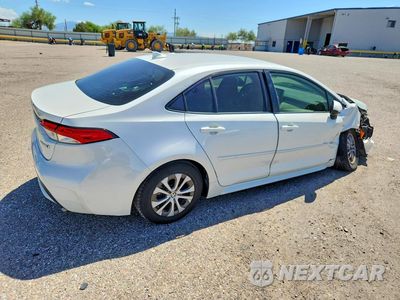 Trzecie zdjęcie samochodu z tyłu: 2020 TOYOTA COROLLA LE VIN:JTDEBRBE7LJ015008 - miniatura