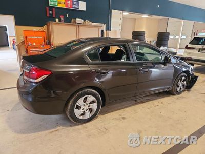 Trzecie zdjęcie samochodu z tyłu: 2014 HONDA CIVIC LX VIN:2HGFB2F55EH511694 - miniatura