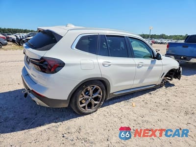 Trzecie zdjęcie samochodu z tyłu: 2022 BMW X3 SDRIVE30I VIN:5UX43DP00N9L75555 - miniatura