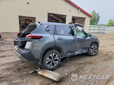 Trzecie zdjęcie samochodu z tyłu: 2021 NISSAN ROGUE SV VIN:5N1AT3BB1MC754360 - miniatura