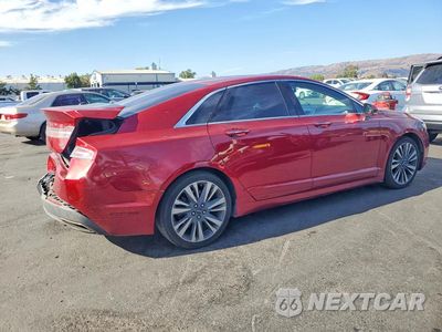 Trzecie zdjęcie samochodu z tyłu: 2017 LINCOLN MKZ HYBRID RESERVE VIN:3LN6L5MU6HR634996 - miniatura