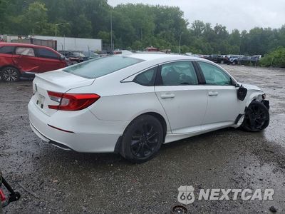 Trzecie zdjęcie samochodu z tyłu: 2019 HONDA ACCORD LX VIN:1HGCV1F15KA059239 - miniatura