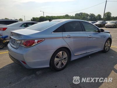 Trzecie zdjęcie samochodu z tyłu: 2013 HYUNDAI SONATA HYBRID VIN:KMHEC4A48DA082593 - miniatura