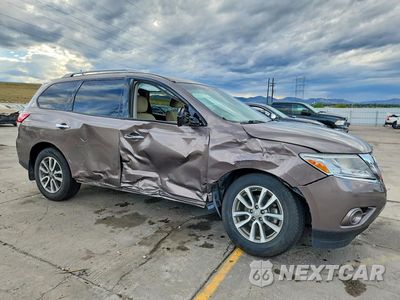 Czwarte zdjęcie samochodu z boku: 2013 NISSAN PATHFINDER S VIN:5N1AR2MM6DC686211 - miniatura