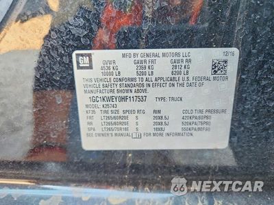Zdjęcie 13 z 13 samochodu: 2017 CHEVROLET SILVERADO K2500 HEAVY DUTY LTZ VIN:1GC1KWEY0HF117537 - miniatura