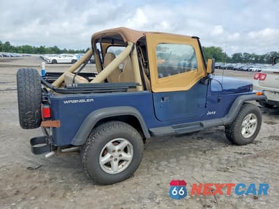 Trzecie zdjęcie samochodu z tyłu: 1991 JEEP WRANGLER / YJ VIN:2J4FY29S1MJ142008 - miniatura