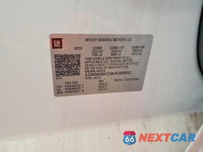 Zdjęcie 13 z 13 samochodu: 2019 CHEVROLET TAHOE K1500 LT VIN:1GNSKBKC5KR288951 - miniatura