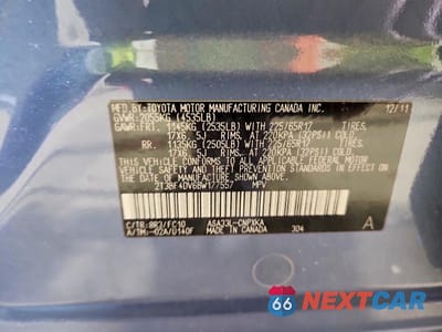 Zdjęcie 14 z 14 samochodu: 2011 TOYOTA RAV4 BASE VIN:2T3BF4DV6BW177557 - miniatura