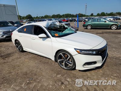 Czwarte zdjęcie samochodu z boku: 2020 HONDA ACCORD SPORT VIN:1HGCV1F34LA093238 - miniatura