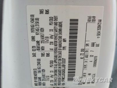 Zdjęcie 13 z 13 samochodu: 2020 FORD ESCAPE SE VIN:1FMCU0G60LUB13337 - miniatura