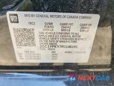 Zdjęcie 13 z 13 samochodu: 2024 CHEVROLET SILVERADO K2500 HEAVY DUTY LTZ VIN:2GC1YPEY7R1146191 - miniatura