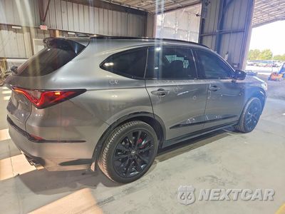 Trzecie zdjęcie samochodu z tyłu: 2022 ACURA MDX TYPE S ADVANCE VIN:5J8YD8H81NL001018 - miniatura