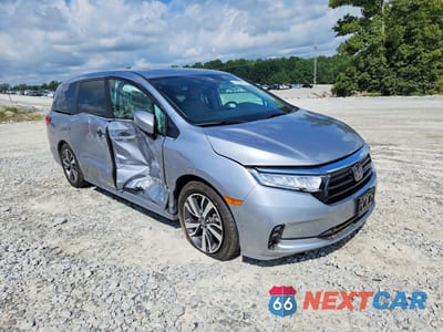 Czwarte zdjęcie samochodu z boku: 2023 HONDA ODYSSEY TOURING VIN:5FNRL6H83PB043495 - miniatura