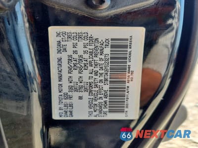 Zdjęcie 12 z 12 samochodu: 2000 TOYOTA TUNDRA SR5 VIN:5TBRT3416YS123273 - miniatura