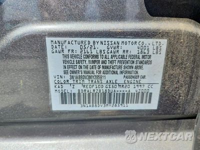 Zdjęcie 12 z 12 samochodu: 2021 NISSAN SENTRA SR VIN:3N1AB8DV3MY285911 - miniatura