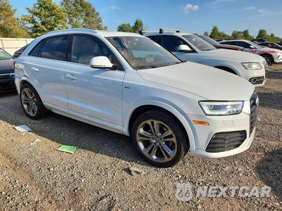 Czwarte zdjęcie samochodu z boku: 2018 AUDI Q3 PREMIUM PLUS VIN:WA1HCCFS5JR019171 - miniatura