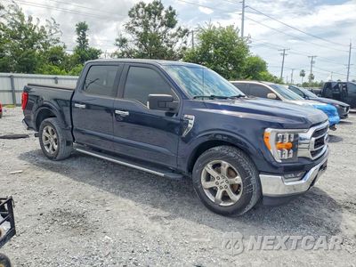 Czwarte zdjęcie samochodu z boku: 2021 FORD F150 SUPERCREW VIN:1FTEW1CP9MFB51991 - miniatura