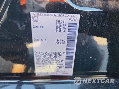 Zdjęcie 12 z 12 samochodu: 2024 NISSAN ALTIMA SR VIN:1N4BL4CV5RN317907 - miniatura
