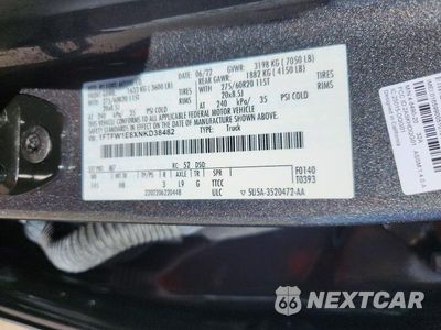 Zdjęcie 12 z 12 samochodu: 2022 FORD F150 SUPERCREW VIN:1FTFW1E8XNKD38482 - miniatura