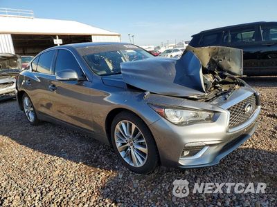 Czwarte zdjęcie samochodu z boku: 2018 INFINITI Q50 3.0T LUXE VIN:JN1EV7AP1JM362928 - miniatura