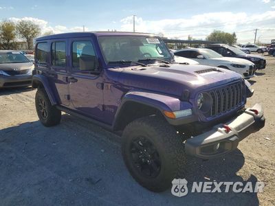 Czwarte zdjęcie samochodu z boku: 2026 JEEP WRANGLER RUBICON VIN:1C4PJXFG7TW333161 - miniatura