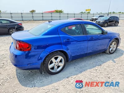 Trzecie zdjęcie samochodu z tyłu: 2013 DODGE AVENGER SE VIN:1C3CDZAB2DN688389 - miniatura