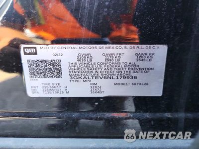 Zdjęcie 13 z 13 samochodu: 2022 GMC TERRAIN SLE VIN:3GKALTEV6NL179936 - miniatura