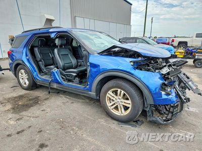 Czwarte zdjęcie samochodu z boku: 2022 FORD EXPLORER XLT VIN:1FMSK7DH0NGA36762 - miniatura