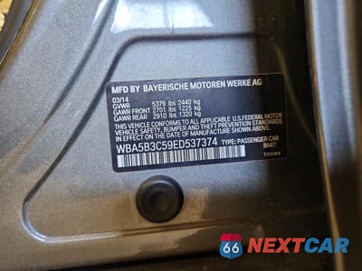 Zdjęcie 12 z 12 samochodu: 2014 BMW 535 XI VIN:WBA5B3C59ED537374 - miniatura