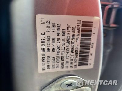 Zdjęcie 12 z 12 samochodu: 2011 HONDA ACCORD LX VIN:1HGCP2F31BA052225 - miniatura