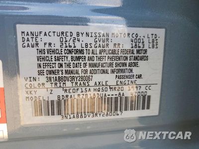 Zdjęcie 12 z 12 samochodu: 2024 NISSAN SENTRA SR VIN:3N1AB8DV3RY280067 - miniatura