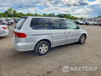 Trzecie zdjęcie samochodu z tyłu: 2001 HONDA ODYSSEY EX VIN:2HKRL186X1H604480 - miniatura